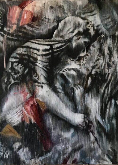 Ruina Animae - 100x100 cm acrylic on canvas